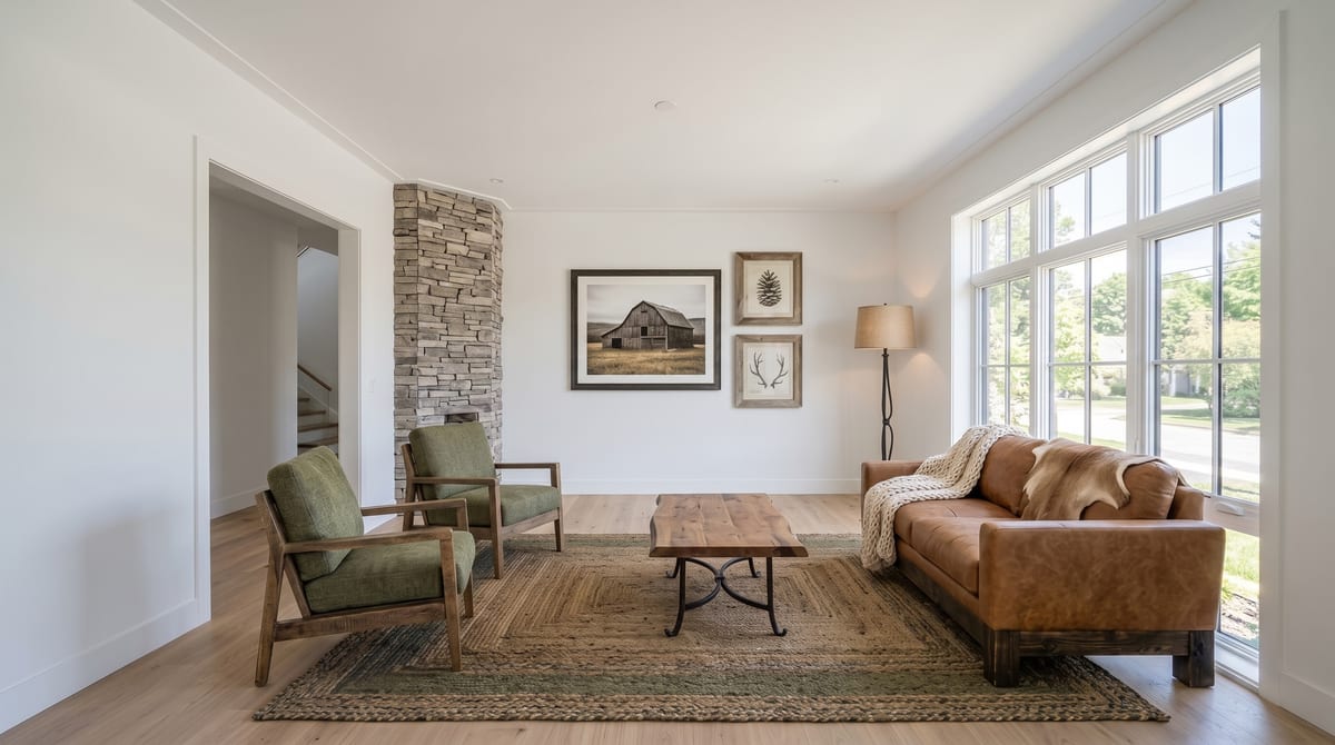 Rustic staging