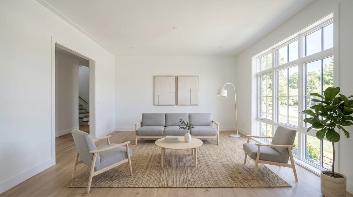 After · staged